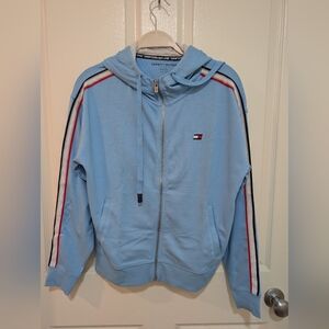 Tommy Hilfiger Light Blue Zip-Up Hoodie